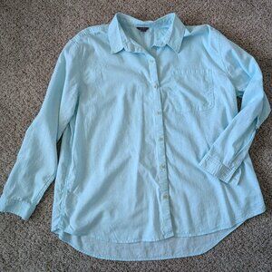 NWOT Eddie Bauer lightweight hemp shirt, XXL Tall (2XLT)